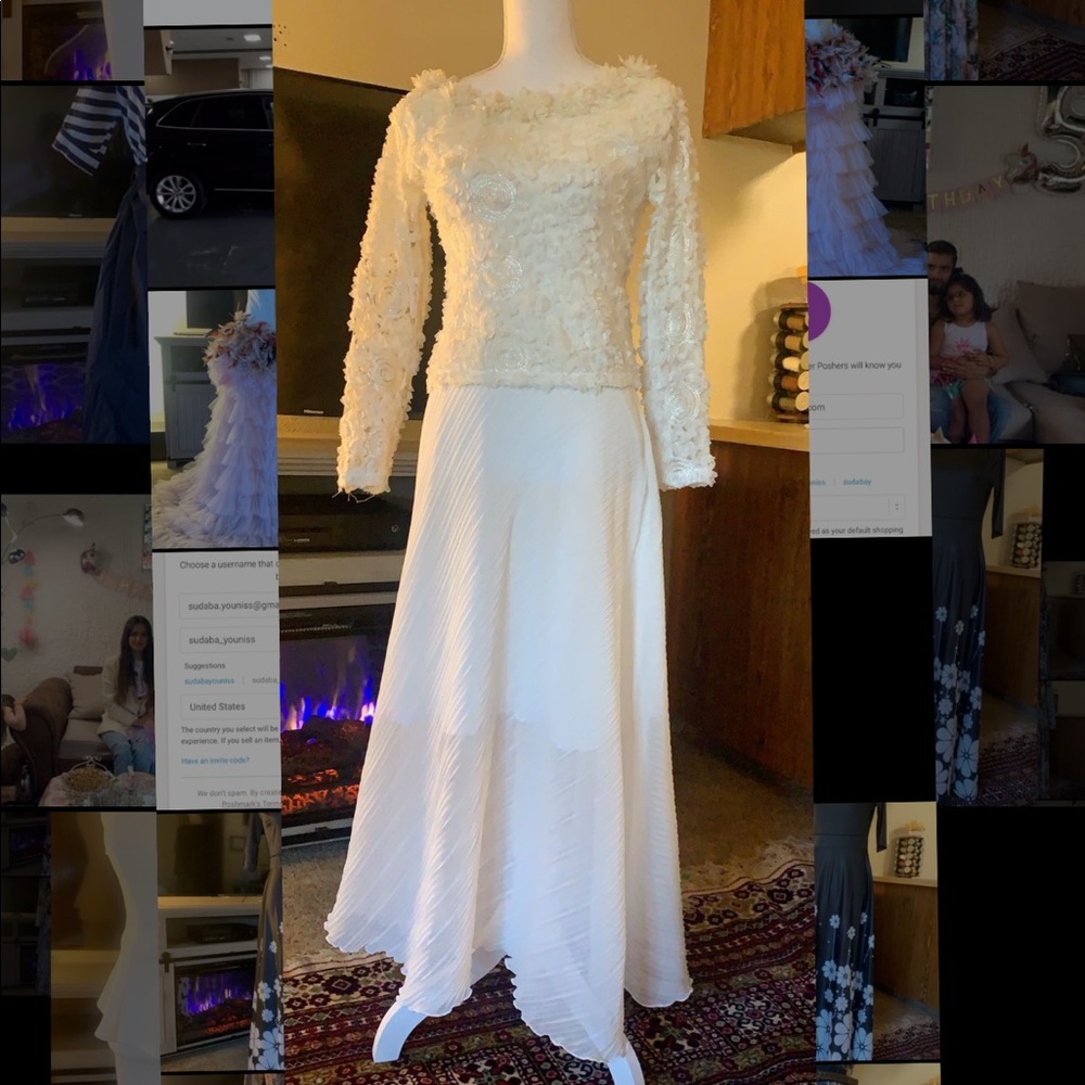 Two pieces clothes, a top with skirt